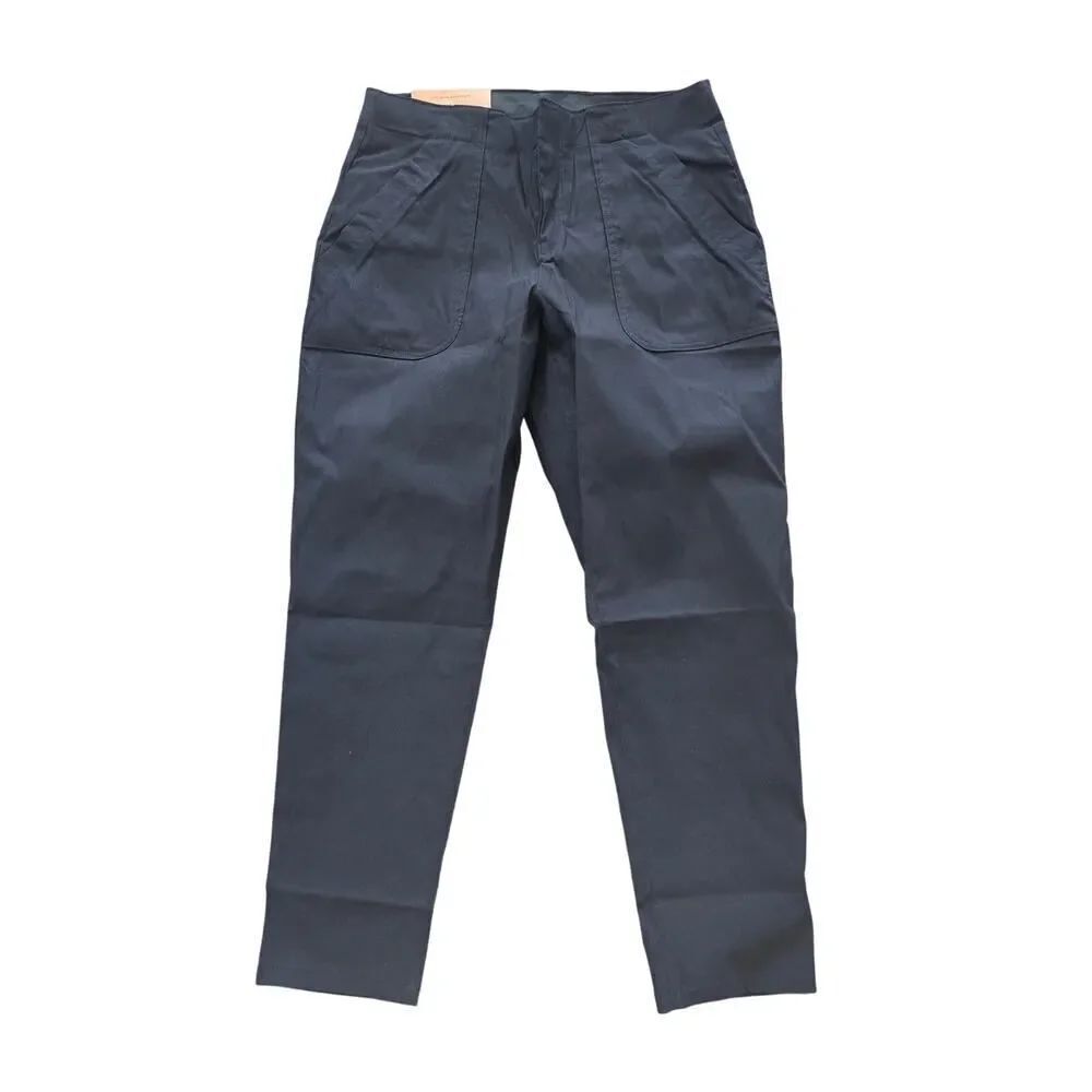 Eddie Bauer Women’s 8 Black Horizon Straight Ankle Pants NWT Utility Essentials